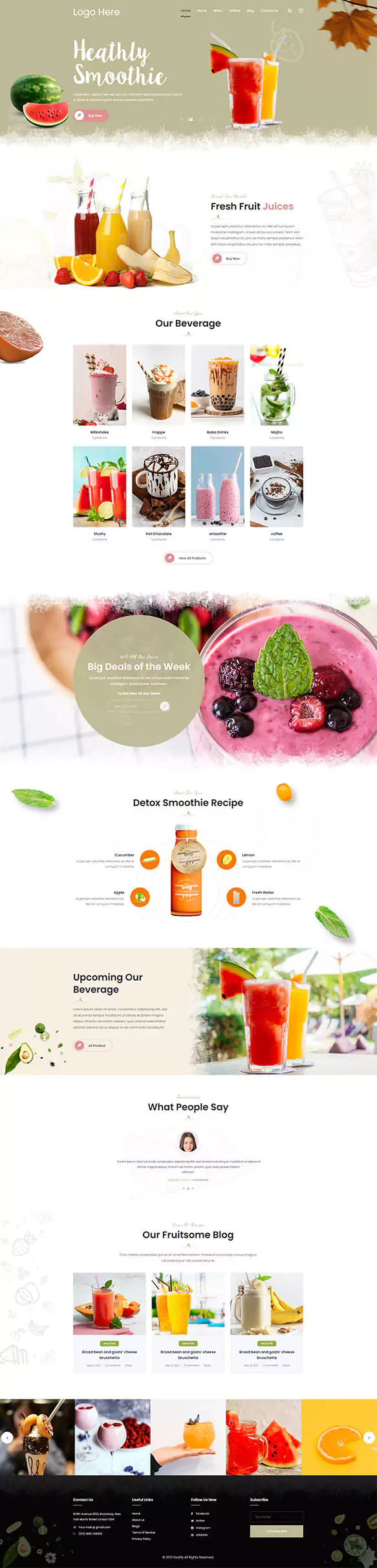 Food and Drinks design inspiration 1